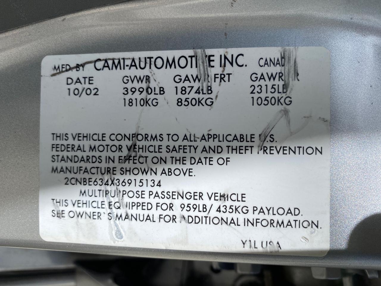 2003 Chevrolet Tracker LT LOW MILES 45,920 1 OWNER Pompano Beach FL