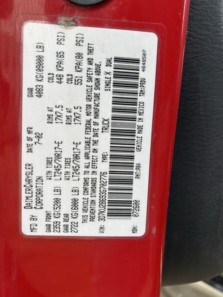 2003 Dodge Ram 2500 Crestwood KY