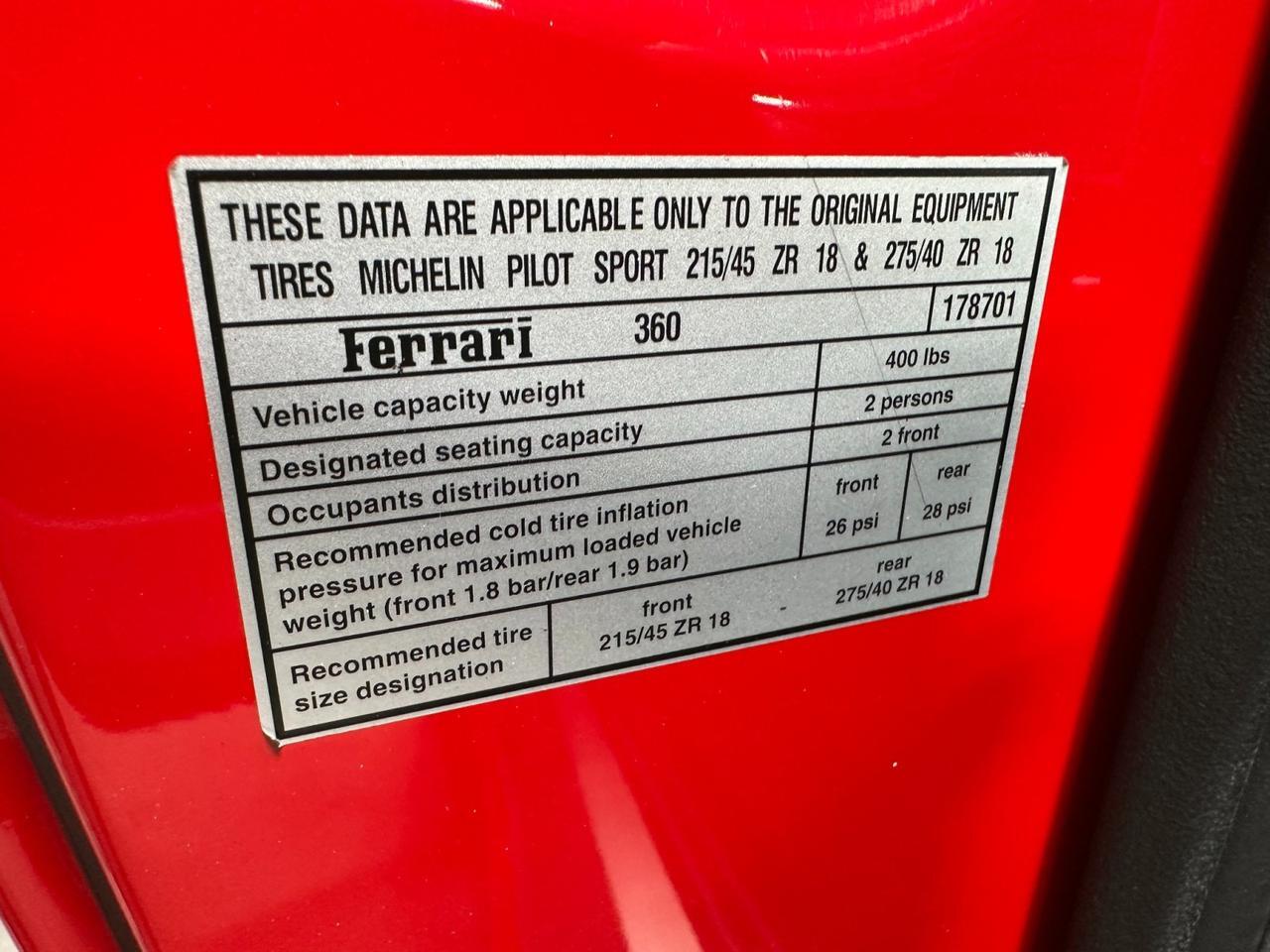 2003 Ferrari 360 Houston TX