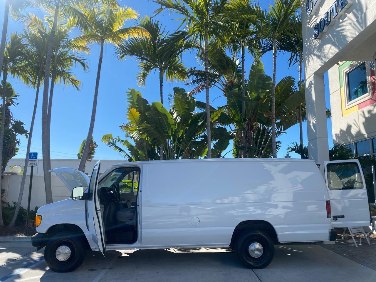 2003 Ford Econoline Cargo Van E 250 SUPER CARGO LOW MILES 67,419 Pompano Beach FL
