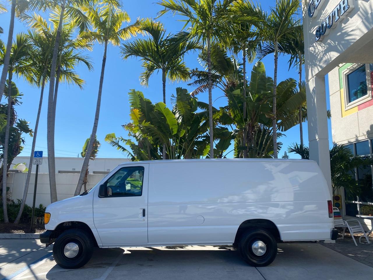 2003 Ford Econoline Cargo Van E 250 SUPER CARGO LOW MILES 67,419 Pompano Beach FL