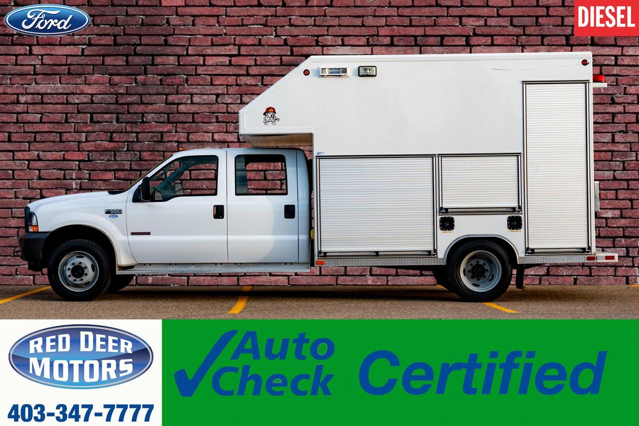 2003 Ford F-550 4x4 Crew Cab XL Service Body Diesel