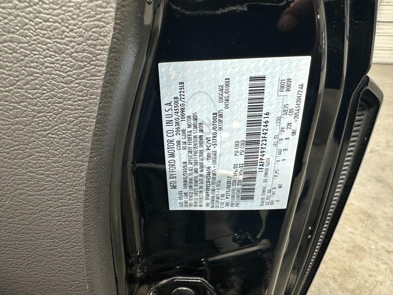 2003 Ford Mustang SVT Cobra 10th Anniv Houston TX