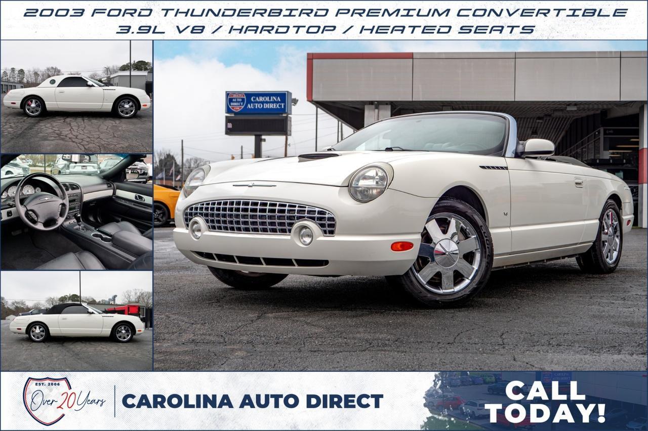 2003 Ford Thunderbird Premium Convertible / 3.9L V8 / Hardtop / Heated Seats! Lincolnton NC