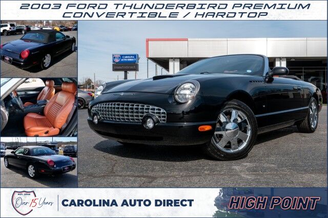 2003 Ford Thunderbird Premium Convertible / Hardtop / 3.9L V8 / Heated Seats!