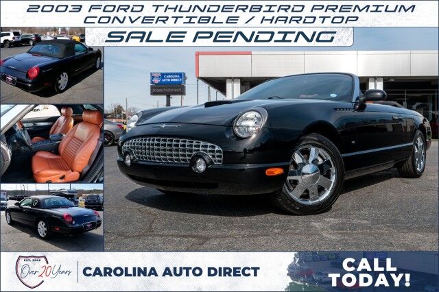2003 Ford Thunderbird Premium Convertible / Hardtop / 3.9L V8 / Heated Seats!