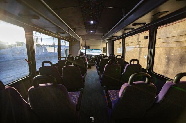 2003 GMC C5500 24 Passenger 30 Ft.Van Diesel Red Deer AB