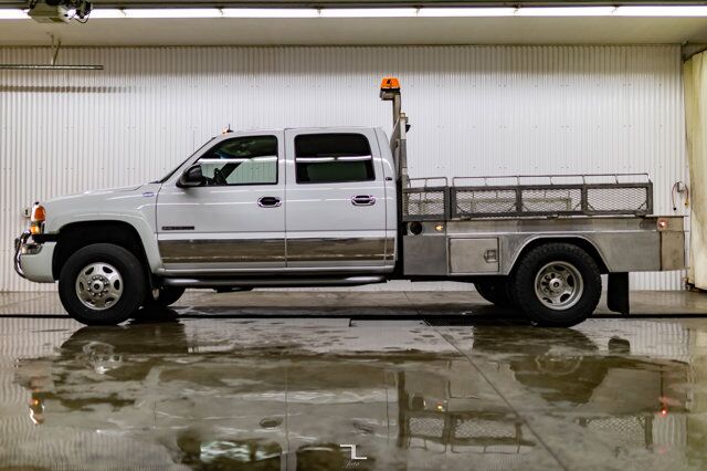 2003 GMC Sierra 3500 4x4 Crew Cab SLT Dually Deck Leather Red Deer AB