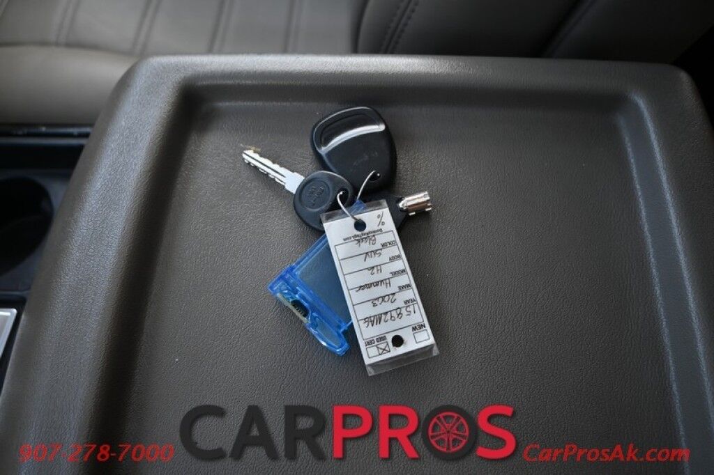 2003 HUMMER H2 - 6.0L V8 - Automatic - All Wheel Drive - Power Heated Front Leather Seats - 2nd Row Heated Seats - Keyless Entry - Sunroof - Tow Package Anchorage AK