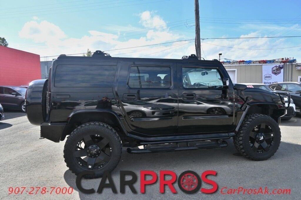 2003 HUMMER H2 - 6.0L V8 - Automatic - All Wheel Drive - Power Heated Front Leather Seats - 2nd Row Heated Seats - Keyless Entry - Sunroof - Tow Package Anchorage AK