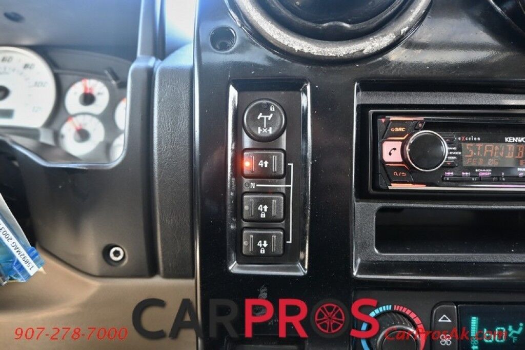 2003 HUMMER H2 - 6.0L V8 - Automatic - All Wheel Drive - Power Heated Front Leather Seats - 2nd Row Heated Seats - Keyless Entry - Sunroof - Tow Package Anchorage AK