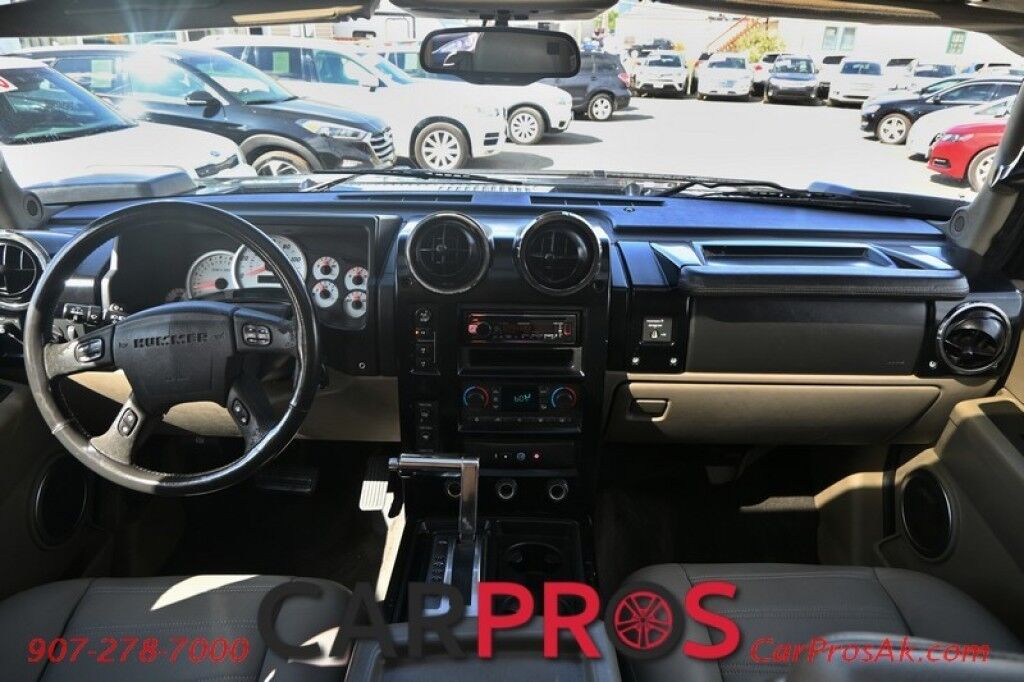 2003 HUMMER H2 - 6.0L V8 - Automatic - All Wheel Drive - Power Heated Front Leather Seats - 2nd Row Heated Seats - Keyless Entry - Sunroof - Tow Package Anchorage AK