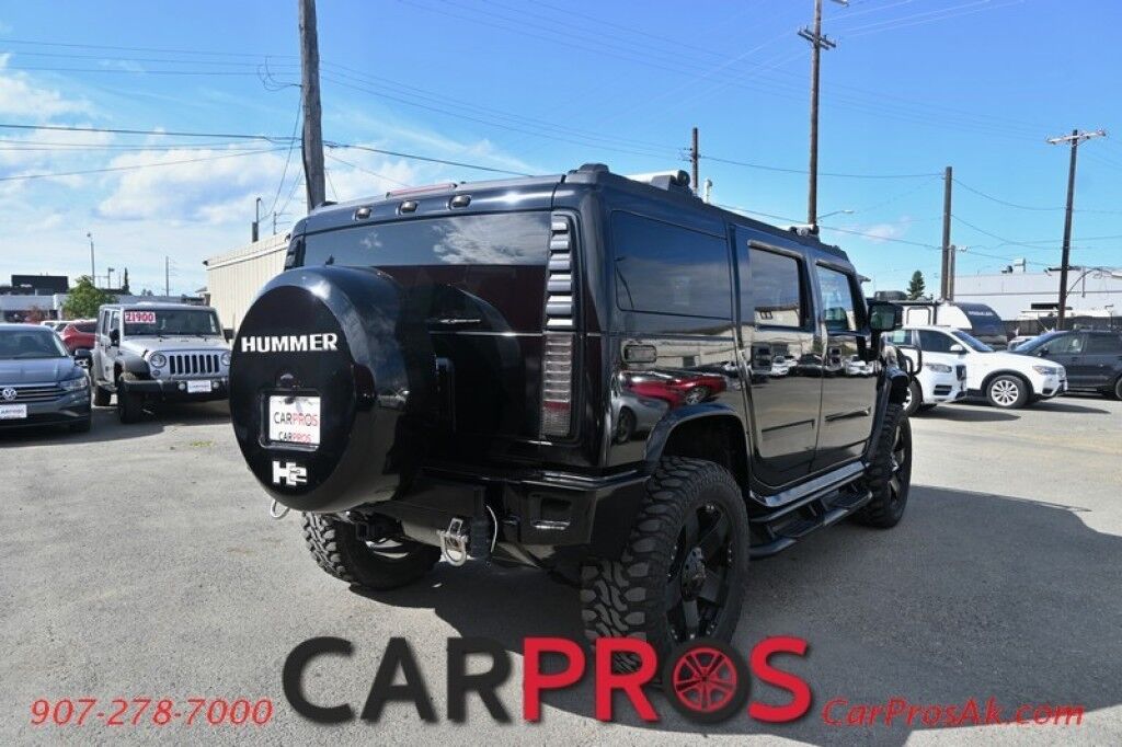 2003 HUMMER H2 - 6.0L V8 - Automatic - All Wheel Drive - Power Heated Front Leather Seats - 2nd Row Heated Seats - Keyless Entry - Sunroof - Tow Package Anchorage AK