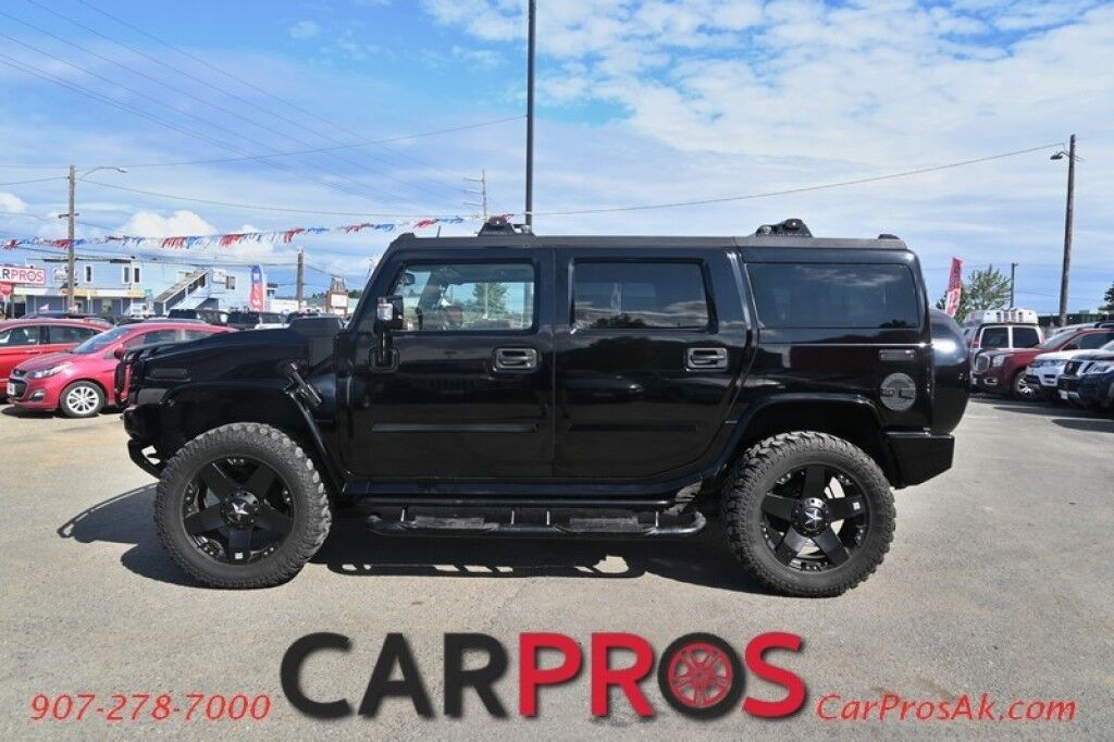 2003 HUMMER H2 - 6.0L V8 - Automatic - All Wheel Drive - Power Heated Front Leather Seats - 2nd Row Heated Seats - Keyless Entry - Sunroof - Tow Package Anchorage AK