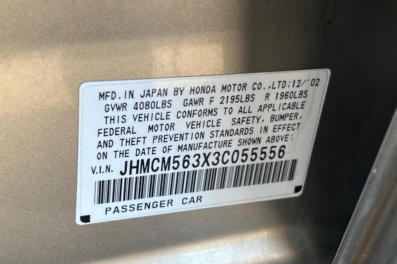 2003 Honda Accord LX Roseville CA