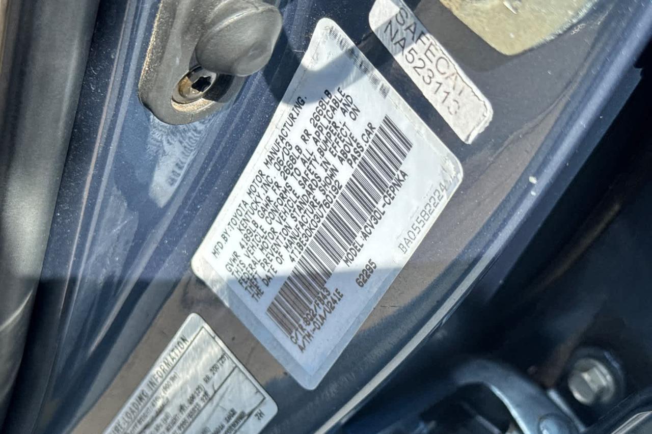 2003 Toyota Camry LE Roseville CA