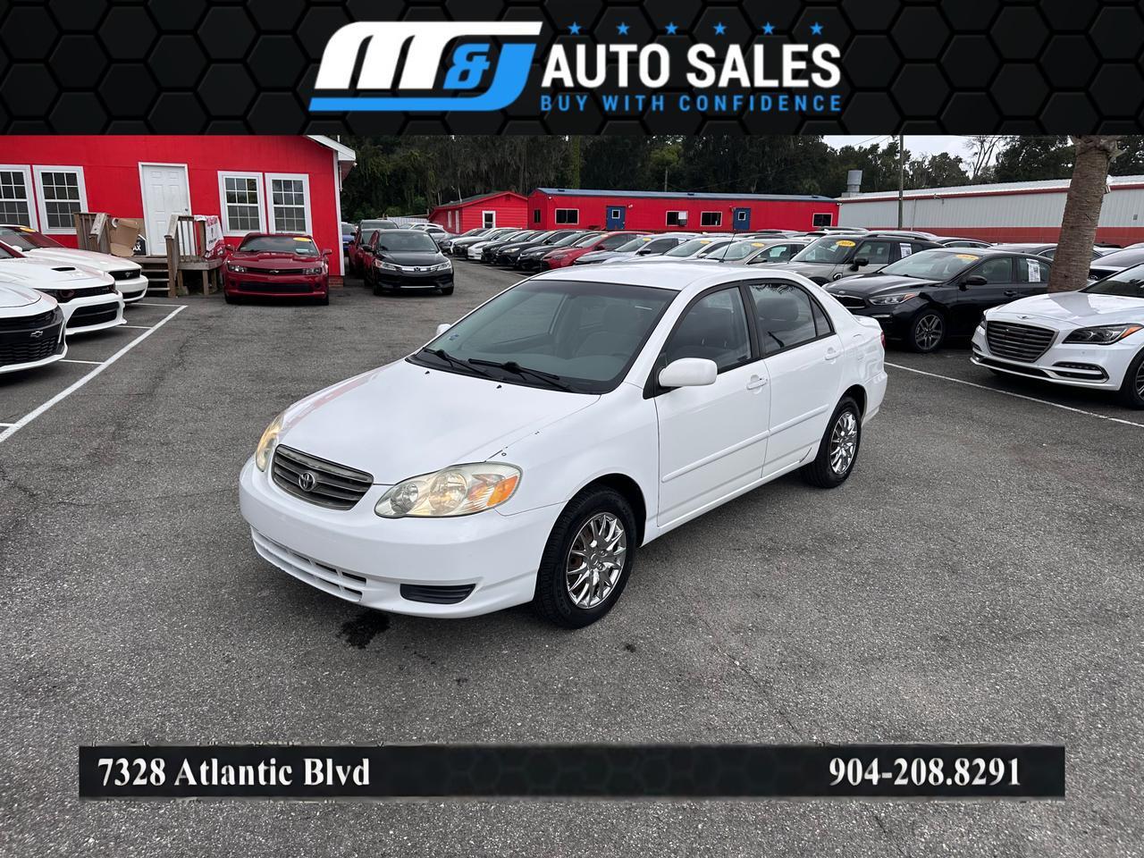 Used 2003 Toyota Corolla LE in Jacksonville FL