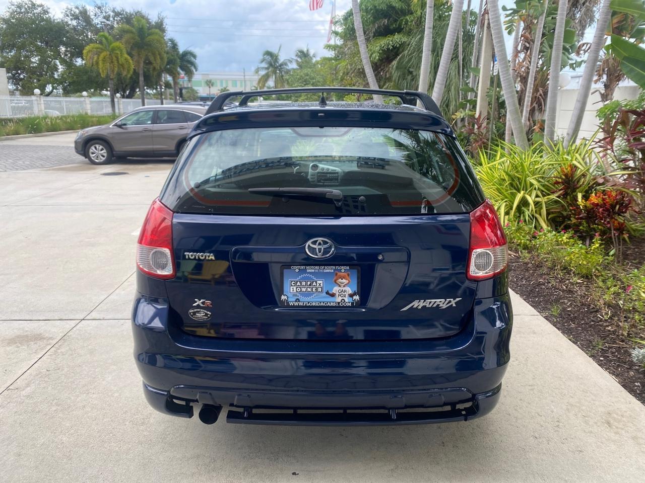 2003 Toyota Matrix 1 FL XR LOW MILES 56,787 1 OWNER Pompano Beach FL