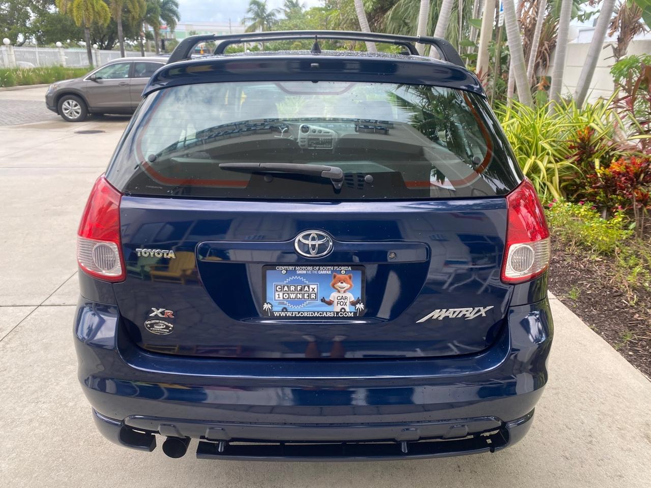 2003 Toyota Matrix 1 FL XR LOW MILES 56,787 1 OWNER Pompano Beach FL