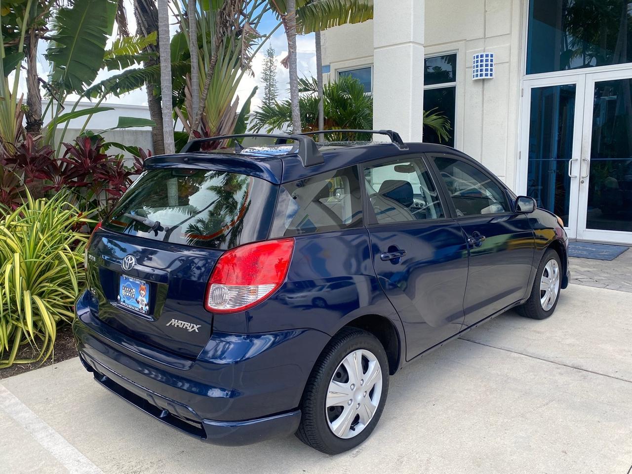 2003 Toyota Matrix 1 FL XR LOW MILES 56,787 1 OWNER Pompano Beach FL