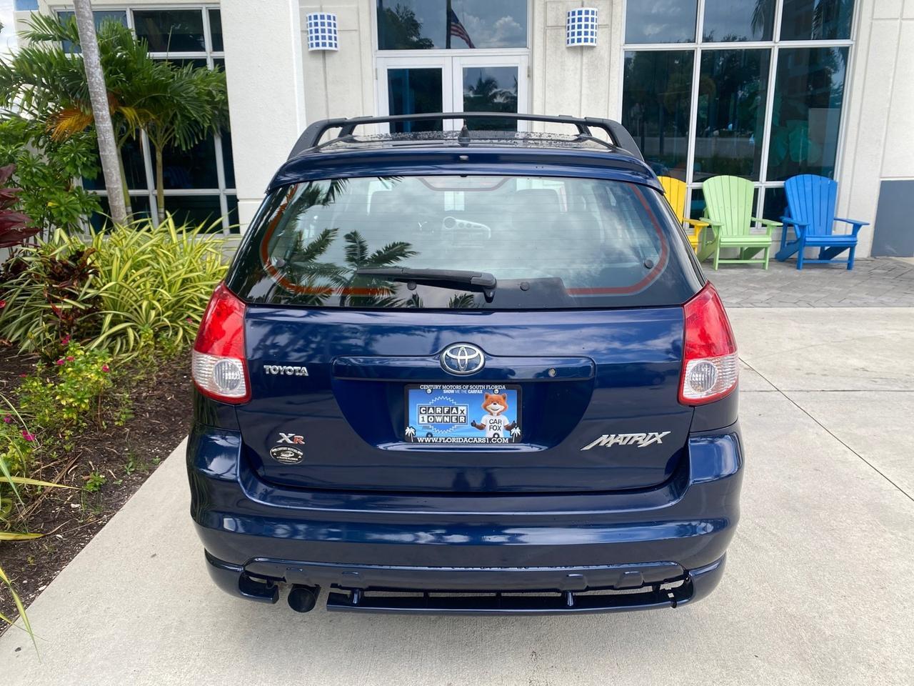 2003 Toyota Matrix 1 FL XR LOW MILES 56,787 1 OWNER Pompano Beach FL