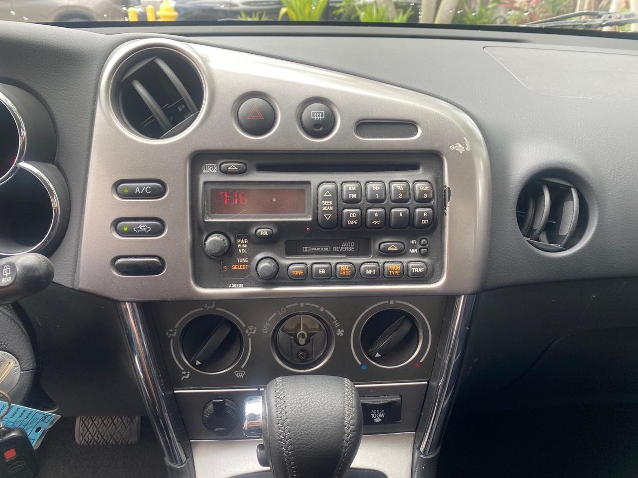 2003 Toyota Matrix 1 FL XR LOW MILES 56,787 1 OWNER Pompano Beach FL