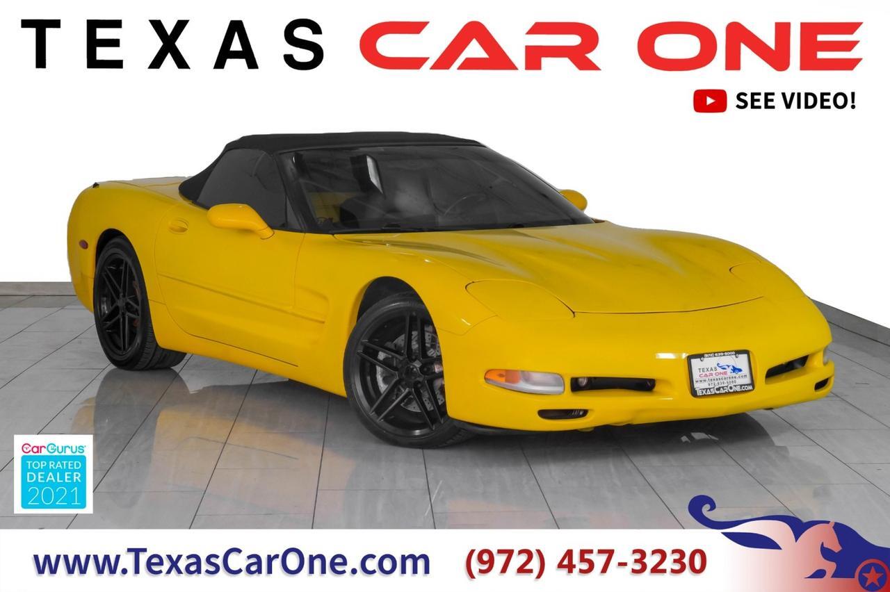 2004 Chevrolet Corvette Convertible AUTOMATIC LEATHER SEATS BOSE SOUND POWER SEATS CRUISE CONTROL ALLOY WHEELS Carrollton TX