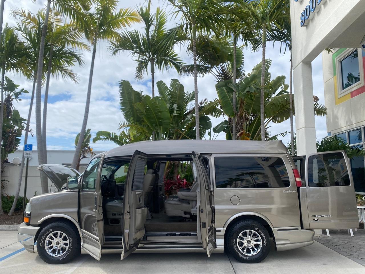 2004 Chevrolet Express Passenger 1 OWNER HI TOP EXPLORER CONVERSION Pompano Beach FL