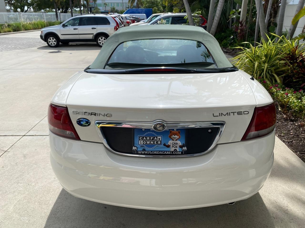 2004 Chrysler Sebring Limited LOW MILES 65,491 Pompano Beach FL