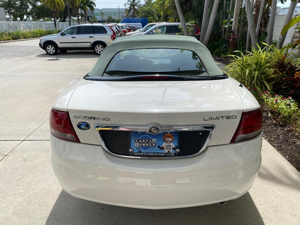 2004 Chrysler Sebring Limited LOW MILES 65,491 Pompano Beach FL