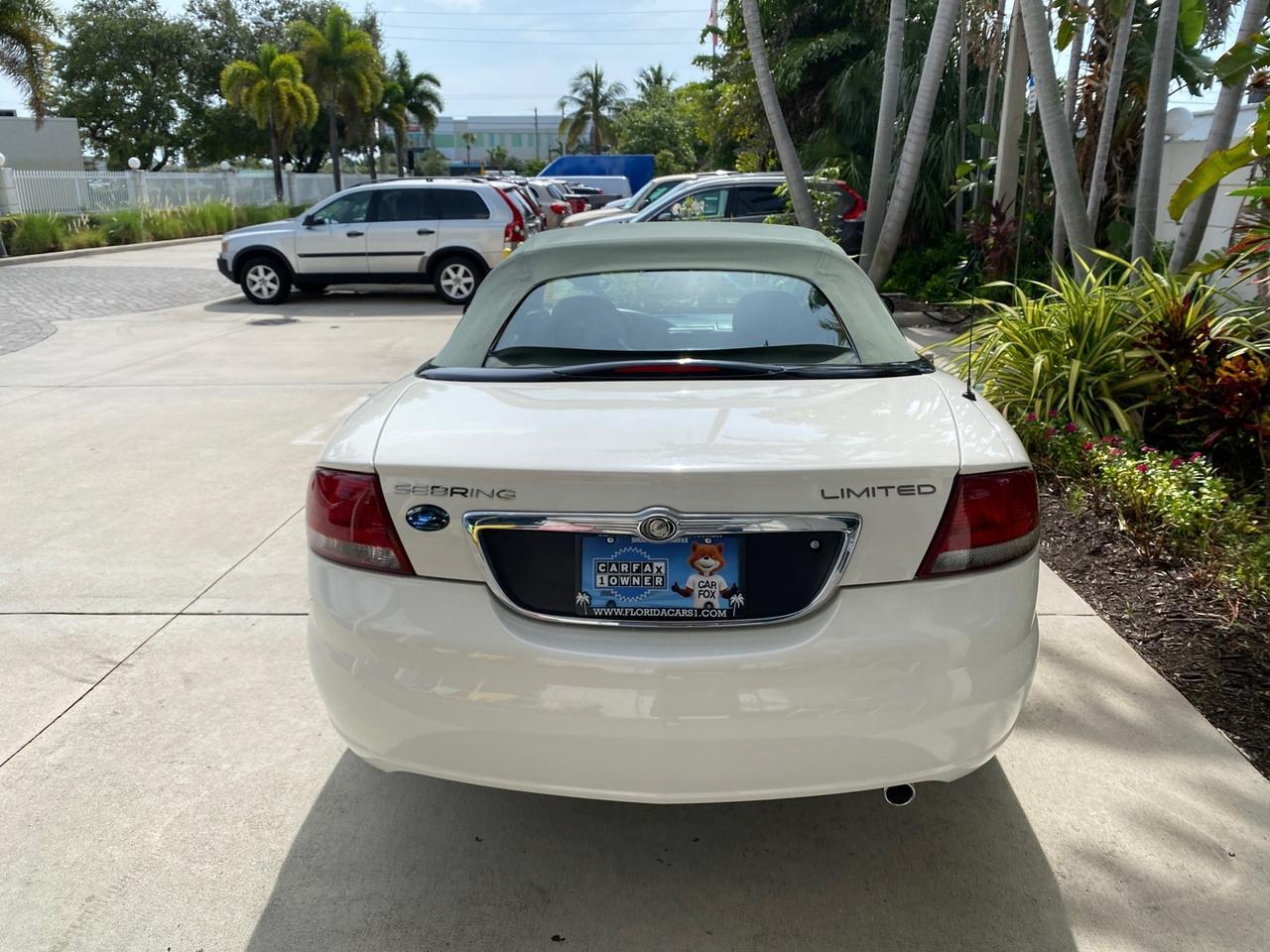 2004 Chrysler Sebring Limited LOW MILES 65,491 Pompano Beach FL