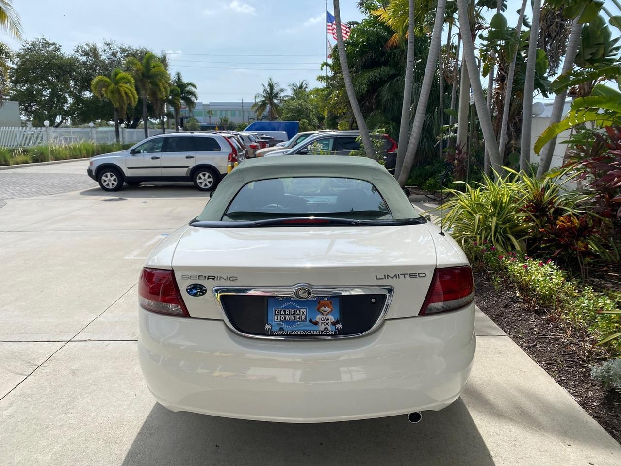 2004 Chrysler Sebring Limited LOW MILES 65,491 Pompano Beach FL