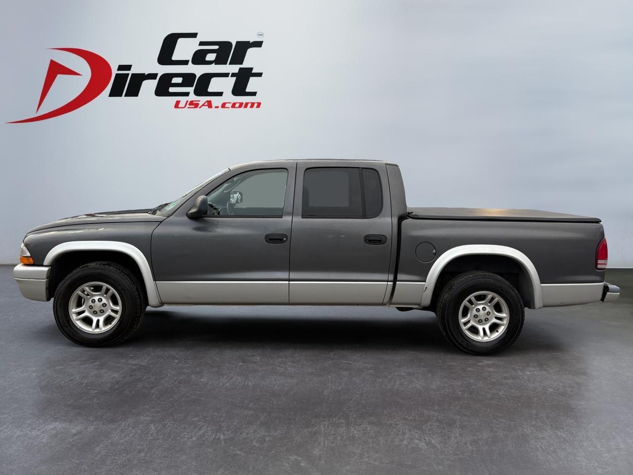 2004 Dodge Dakota SLT, BED LINER, REAR CORNER STEPS, SLIP FOLDING BENCH SEAT, LOW MILES FOR THIS TRUCK, CLEAN CAR FAX, COME SEE THIS TRUCK TODAY!