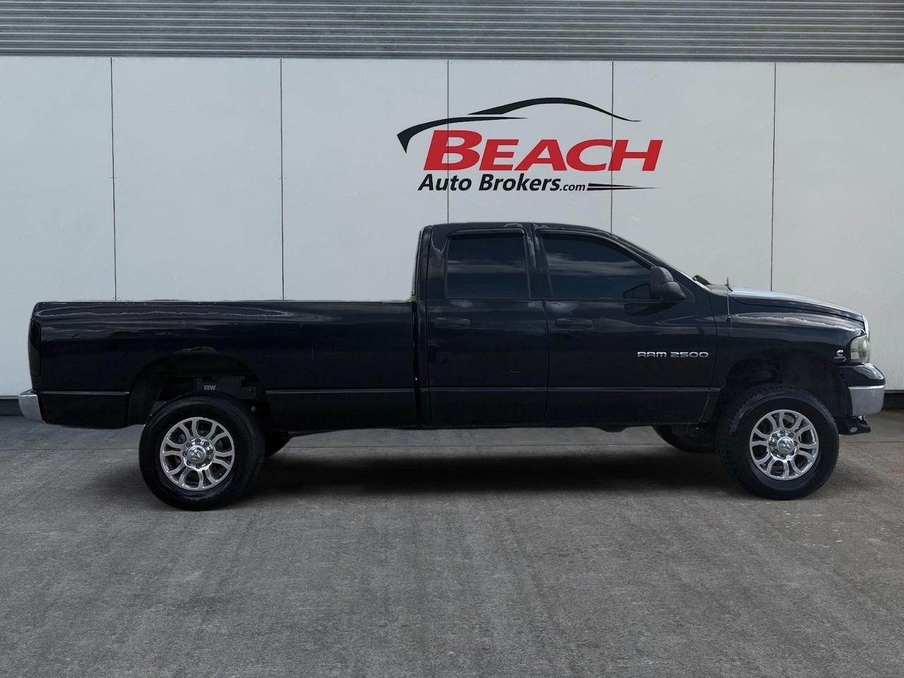 2004 Dodge Ram 2500 SLT crew cab 4x4 5.9L CUMMINS DIESEL, AFTER MARKET RADIO, BLUETOOTH, LONG BED, TOW PACKAGE, SLIDING REAR WINDOW, POWER MIRRORS, ALL WEATHER FLOOR MATS, LOW MILES! Norfolk VA