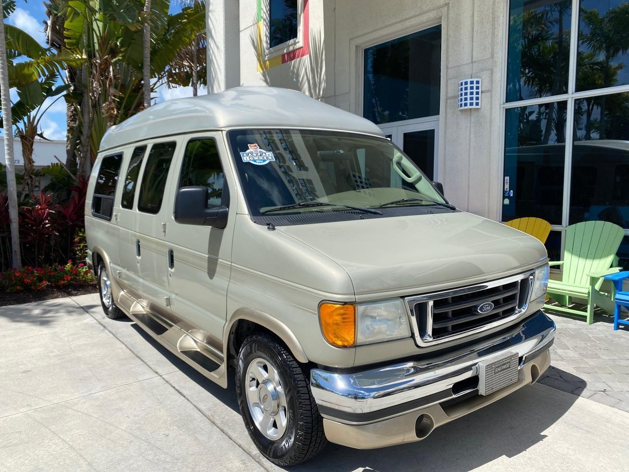 2004 Ford Econoline HIGH TOP CONVERSION VAN 1 OWNER LOW MILES 37,883