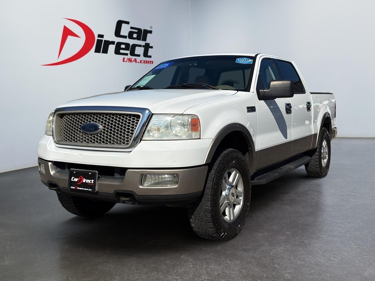 2004 Ford F-150 XLT, RUNNING BOARDS, TOW PACKAGE, REAR POWER SLIDING WINDOW, SUNROOF, SYNC BLUETOOTH, POWER SEATS, TINTED WINDOWS, CLEAN CARFAX, LOW MILES, THIS TRUCK IS STILL READY TO RIDE!