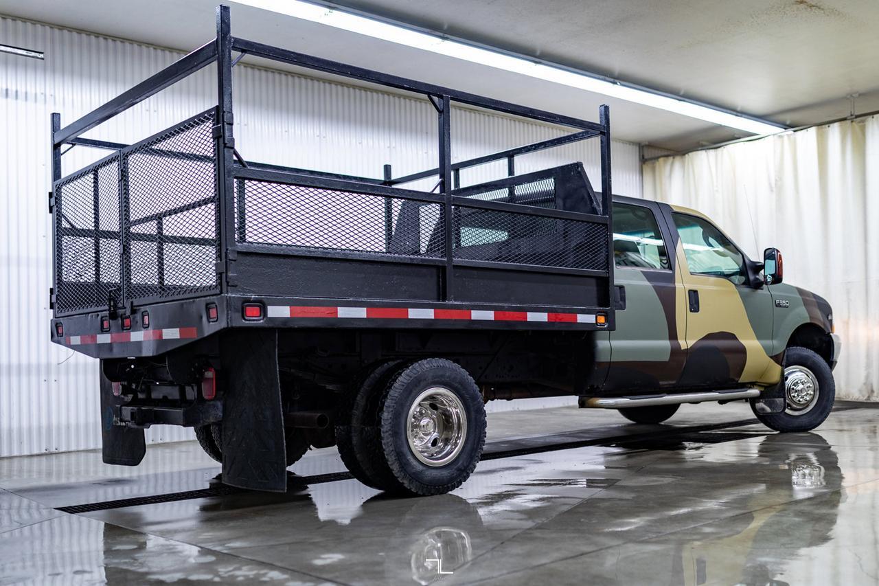 2004 Ford F-350 4x4 Crew Cab XLT Deck Dually Red Deer AB