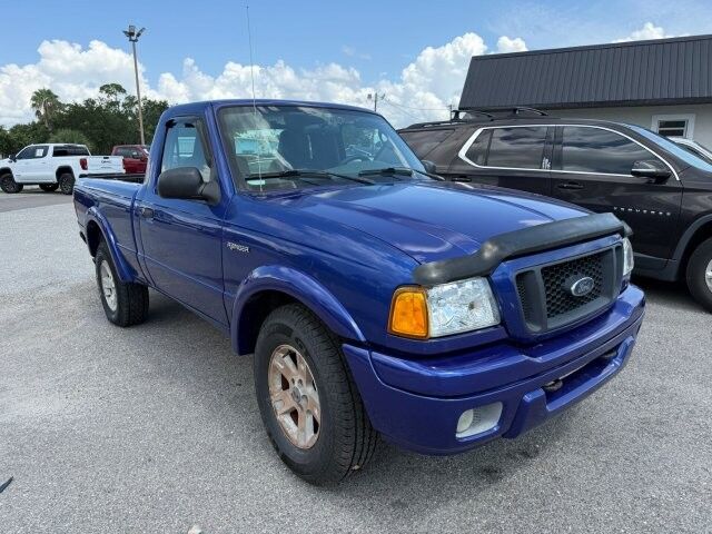 Blue 2004 Ford Ranger Pickup Truck Four-Wheel Drive Manual