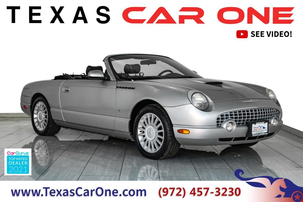 2004 Ford Thunderbird DELUXE AUTOMATIC LEATHER HEATED SEATS LEATHER STEERING WHEEL CRUISE CONTROL ALLOY
