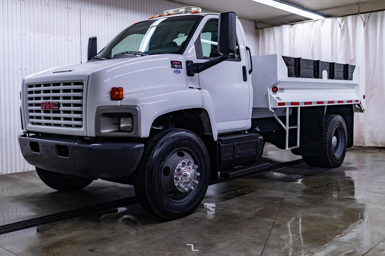 2004 GMC C7500 Topkick Reg Cab 12 Ft Dump Box Red Deer AB