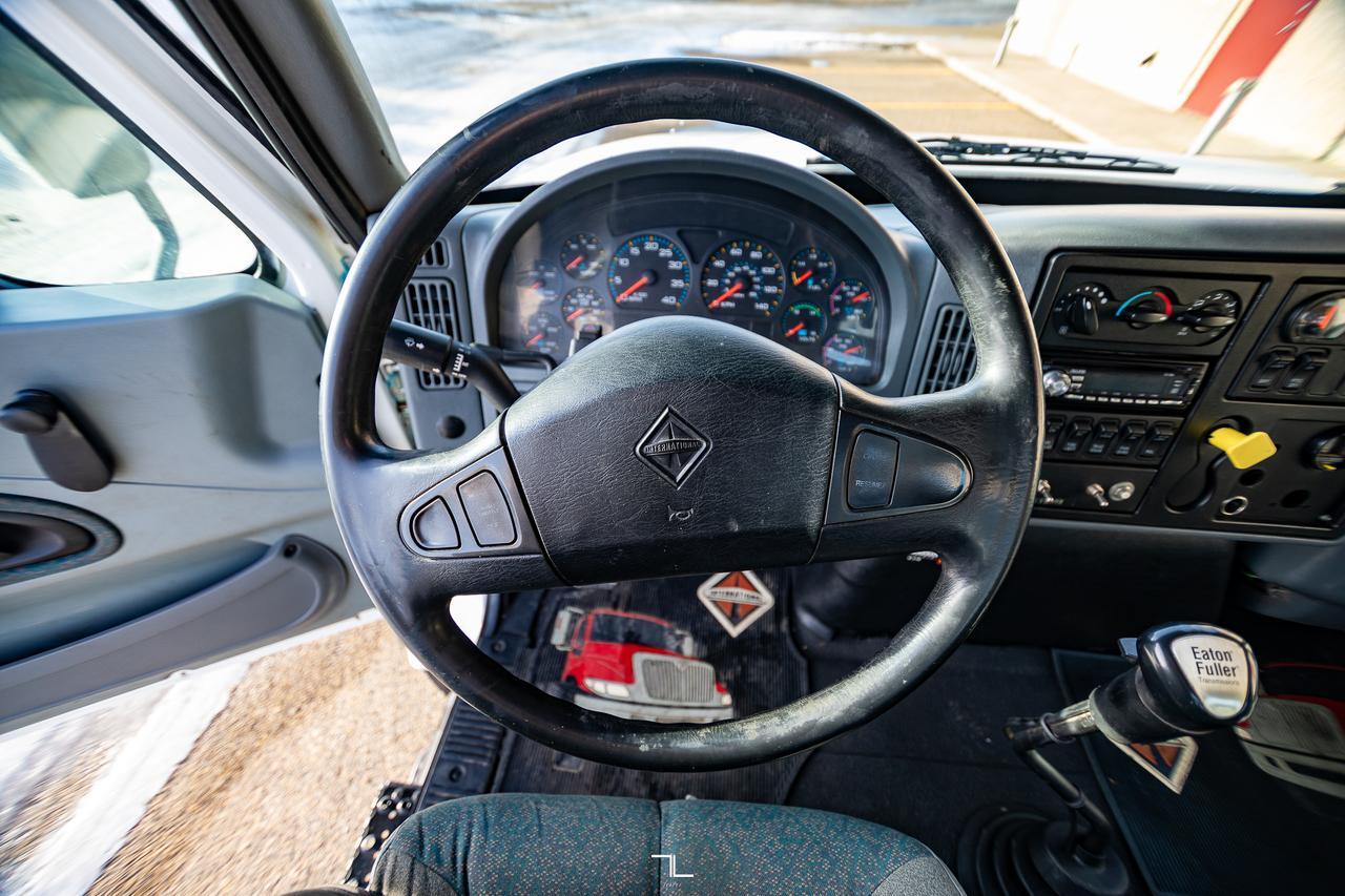 2004 International 7500 Dump Truck Day Cab Heavy Specs Tandem Axle Diesel Red Deer AB