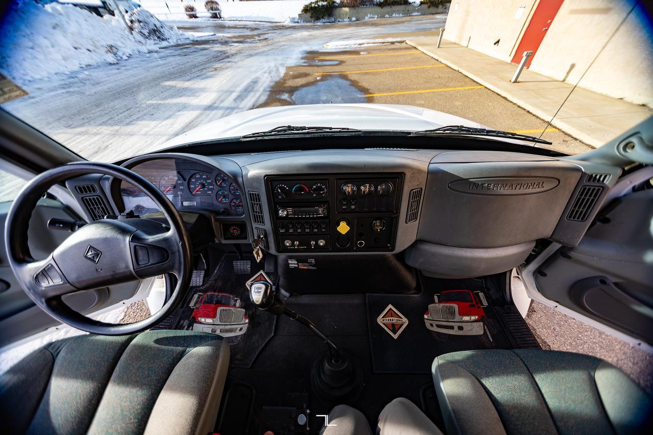 2004 International 7500 Dump Truck Day Cab Heavy Specs Tandem Axle Diesel Red Deer AB
