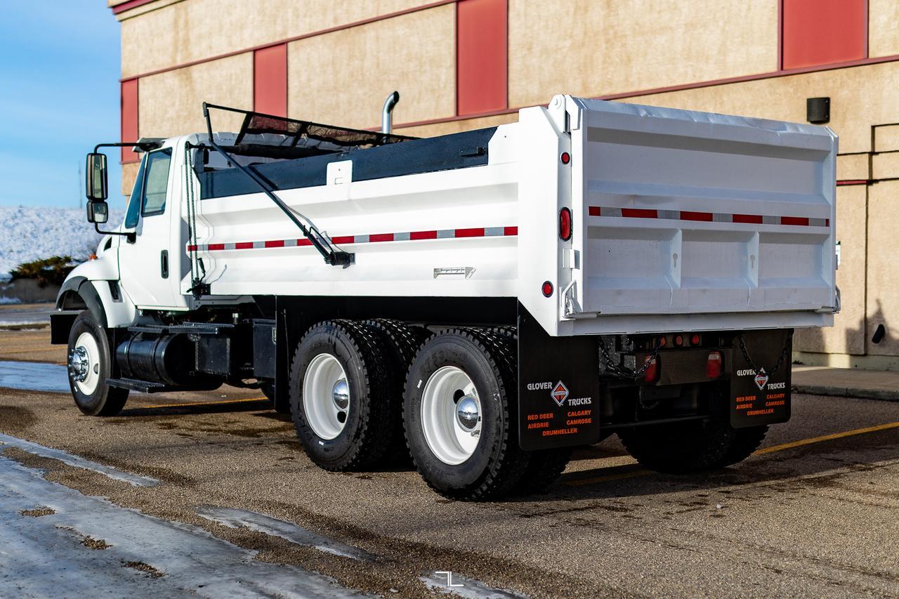 2004 International 7500 Dump Truck Day Cab Heavy Specs Tandem Axle Diesel Red Deer AB