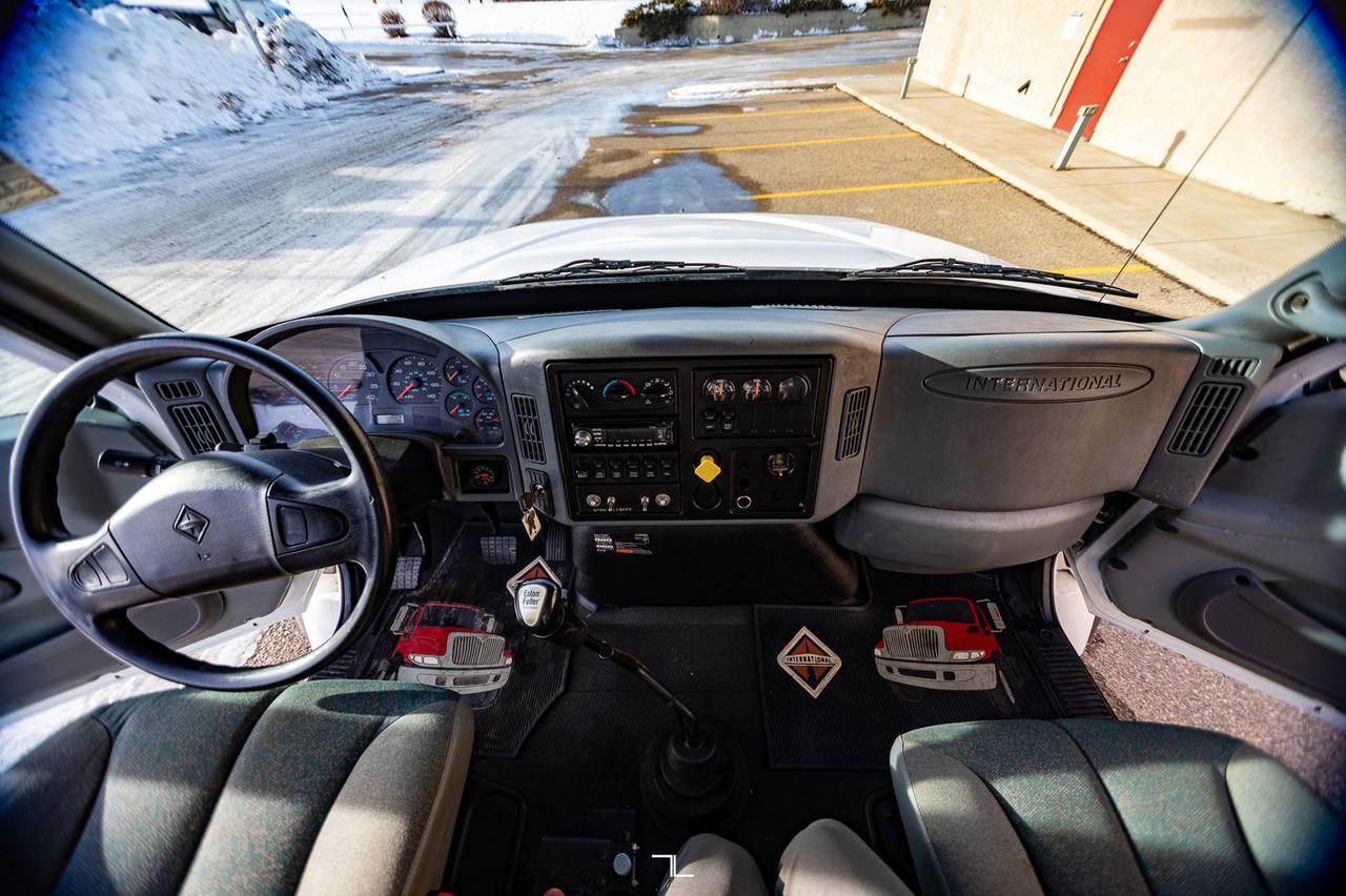2004 International 7500 Dump Truck Day Cab Heavy Specs Tandem Axle Diesel Red Deer AB