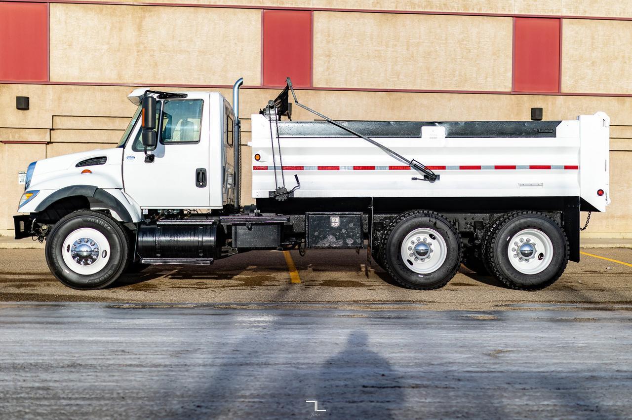 2004 International 7500 Dump Truck Day Cab Heavy Specs Tandem Axle Diesel Red Deer AB