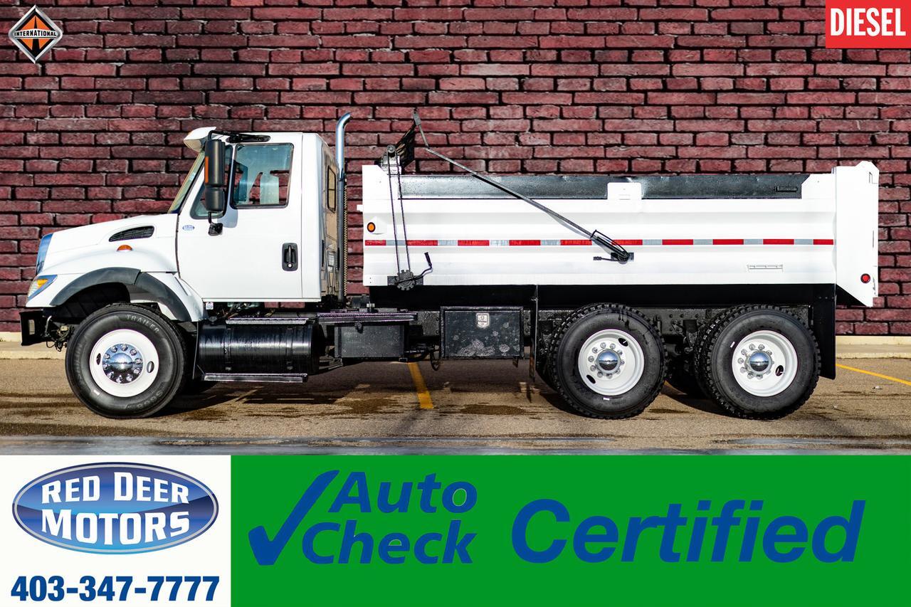2004 International 7500 Dump Truck Day Cab Heavy Specs Tandem Axle Diesel Red Deer AB