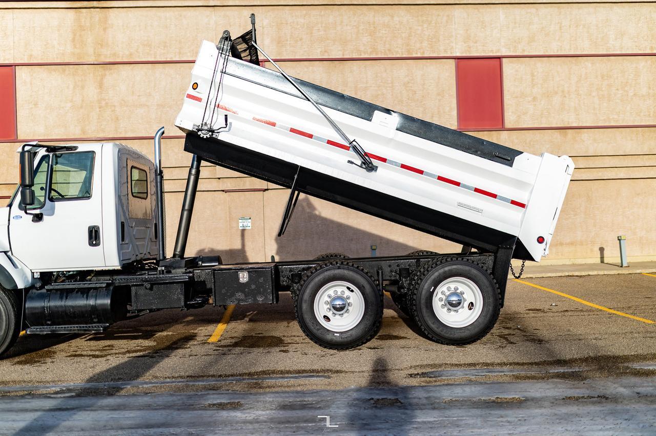 2004 International 7500 Dump Truck Day Cab Heavy Specs Tandem Axle Diesel Red Deer AB