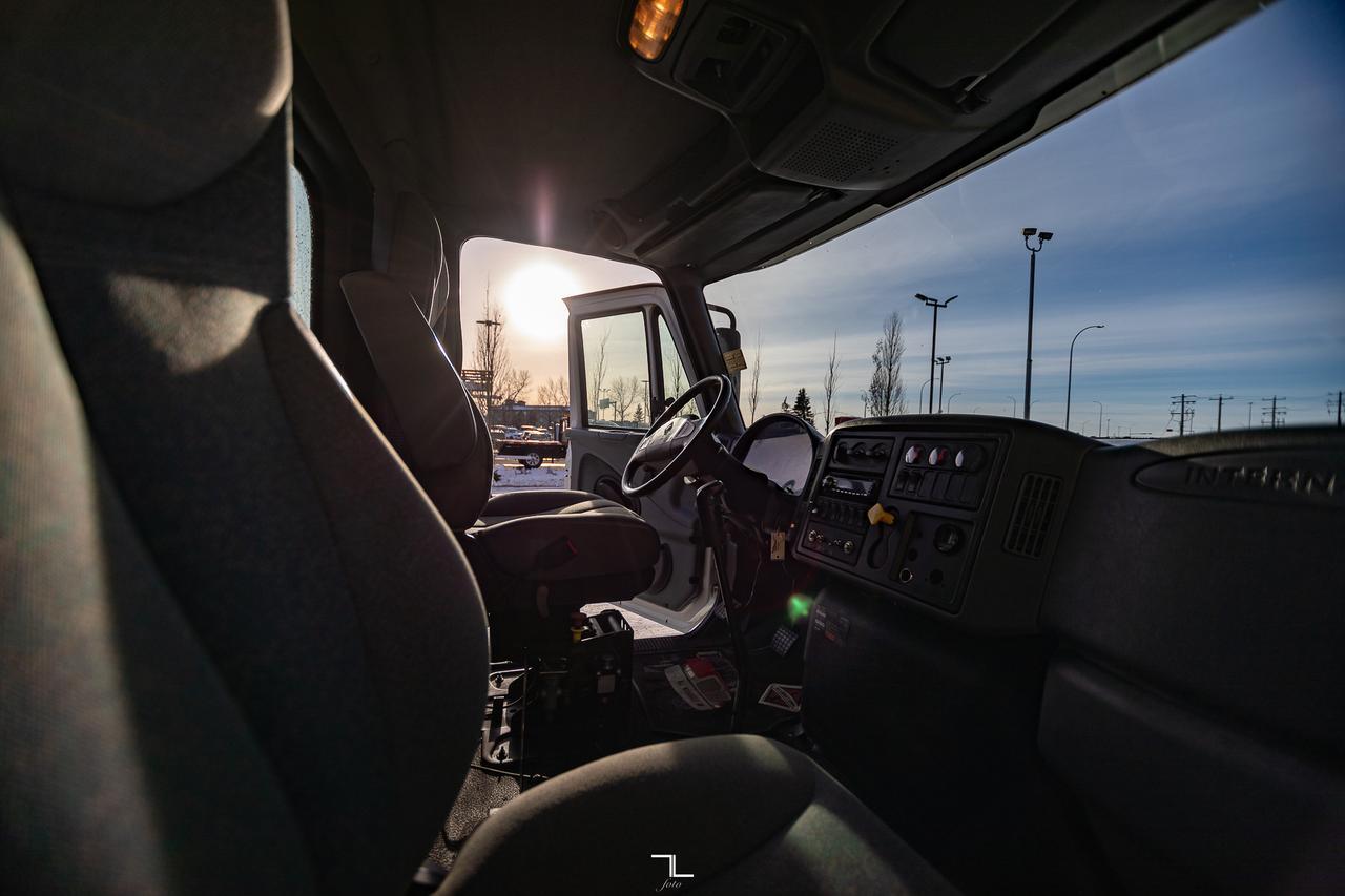 2004 International 7500 Dump Truck Day Cab Heavy Specs Tandem Axle Diesel Red Deer AB