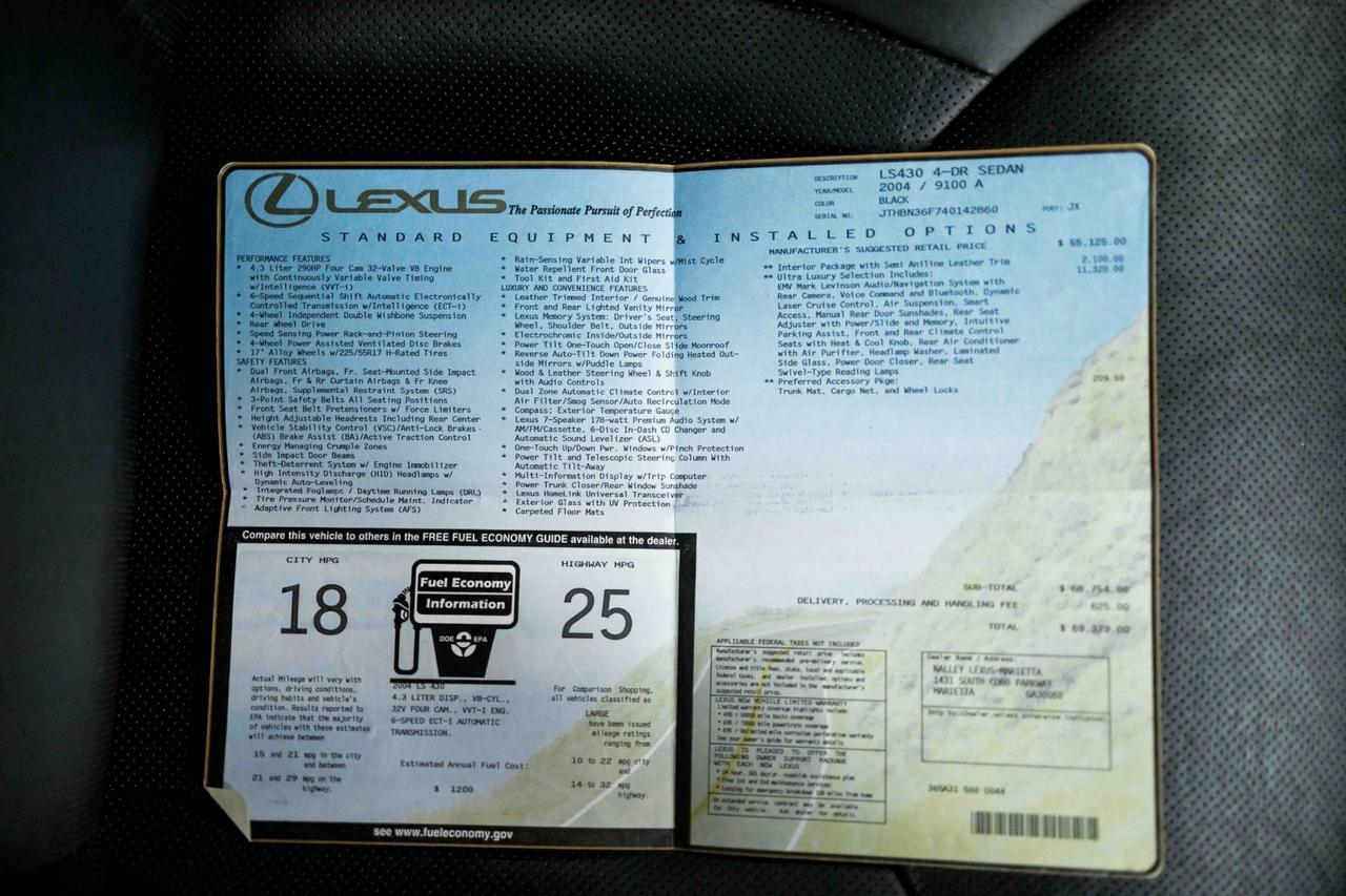 2004 Lexus LS 430 Marietta GA