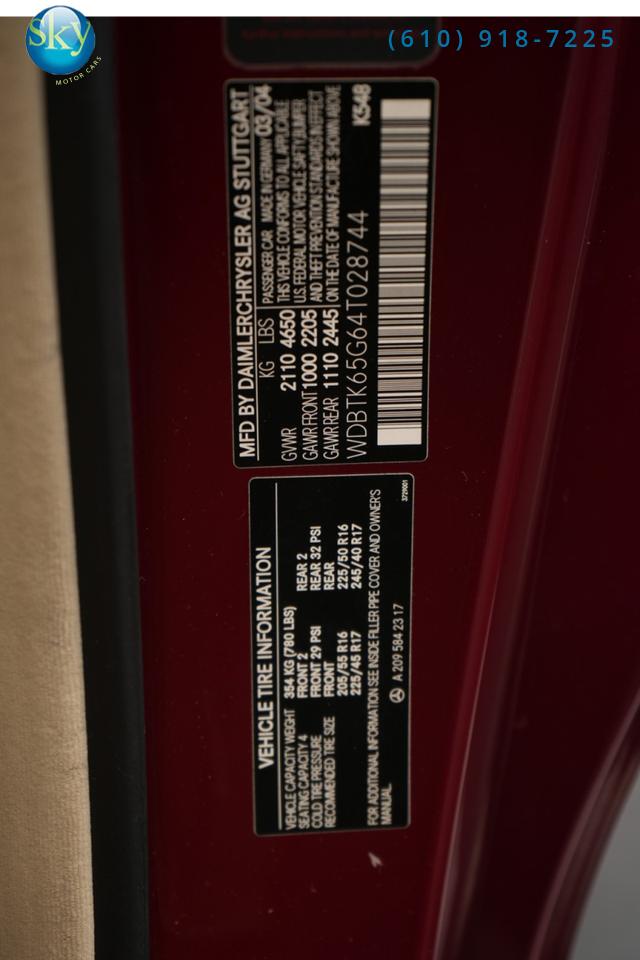 2004 Mercedes-Benz CLK-Class Cabriolet 3.2L West Chester PA